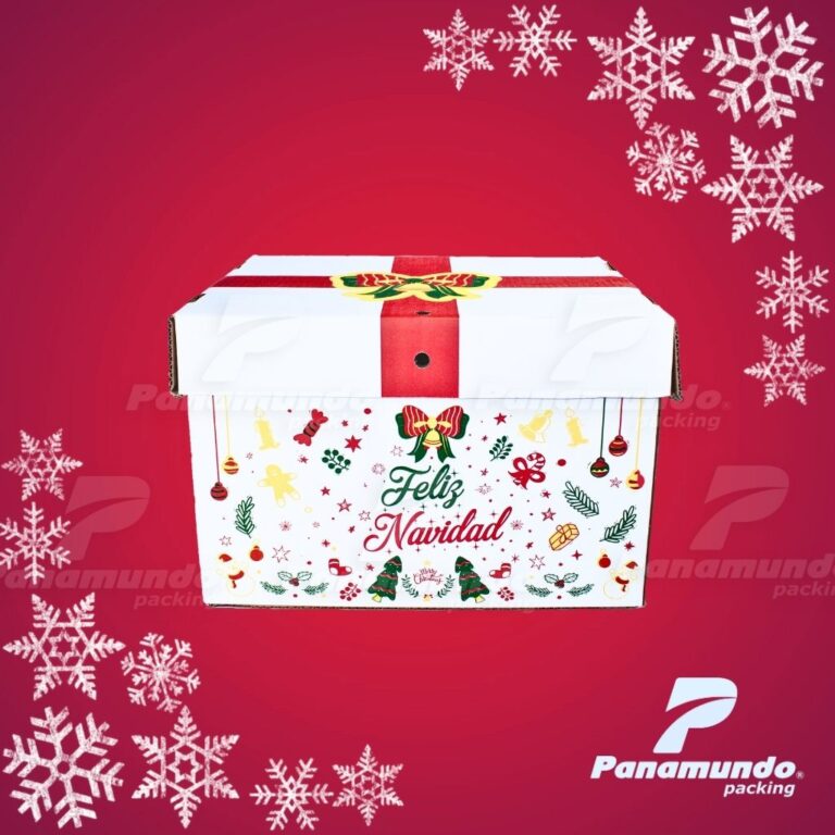 Cajas Navideñas Blancas